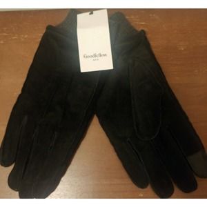 Goodfellow & Co Faux Fur Lined Suede Gloves